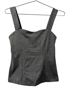 Thrive Societe Studio Tank Top Size M Heather Gray Sweetheart Neckline NWT