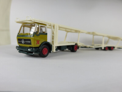Herpa Modelle, MB Autotransporter, grünbeige, ''KOOPMAN'', Herpa-Nr. : ohne, rar!