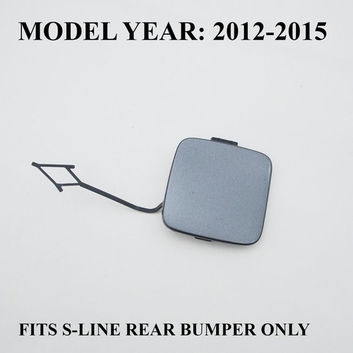 Audi A4 S4 B8 8K 1215 SLine Rear Bumper Tow Hook Cover Monsoon Grey