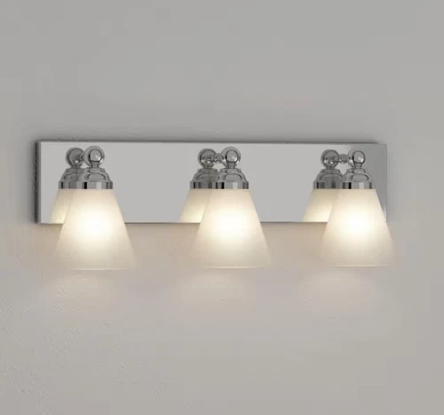 Designers Fountain Hudson 21.75 in. 3-Light Chrome Transitional Vanity Light - Picture 6 of 7