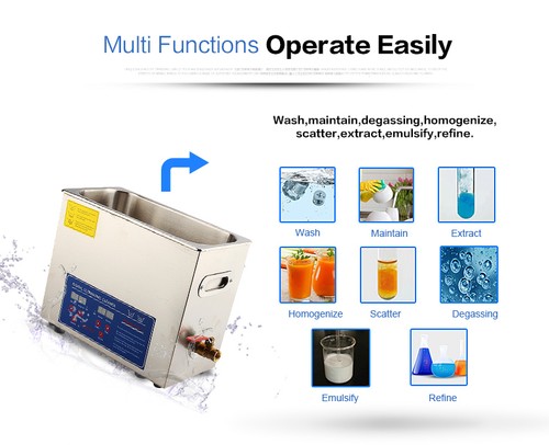 1.3L-30L Ultraschallreinigungsgerät Ultraschallreiniger Ultrasonic Cleaner+Korb - Bild 3 von 116