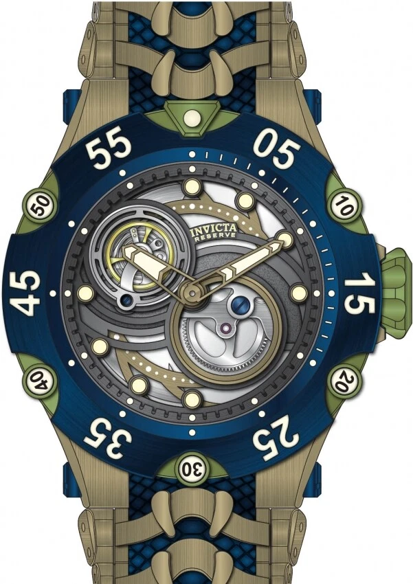 Invicta Reserve Venom Cobra Multicolor Skeleton Dial 54mm Men s Watch eBay