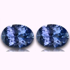 PAIR OF TANZANITES 2.24 CARAT