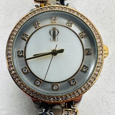 Jennifer Lopez Watch Womens 32mm Two Tone Pave Rhinestone  display picture 1