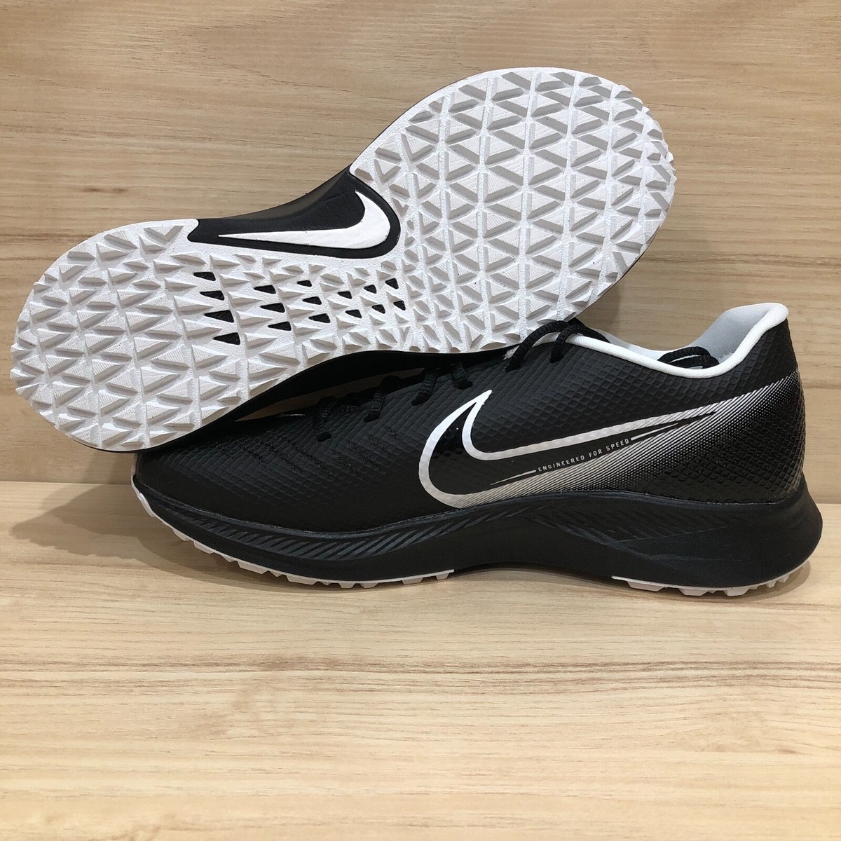Nike Vapor Edge Pro Turf Men Size 9 Black White Football Shoes CD0086-001 Nike Vapor Edge Pro Turf Football Mens Size 14.5 Black White  main image 4