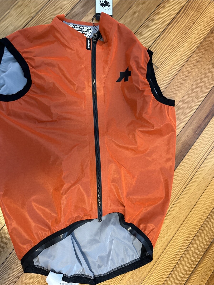 Assos EQUIPE RS Rain VEST-XLG Propeller Orange | eBay