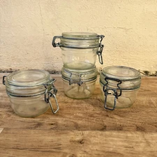 4 Old bottle preserve the ideal jar glass LE PARFAIT  09112316