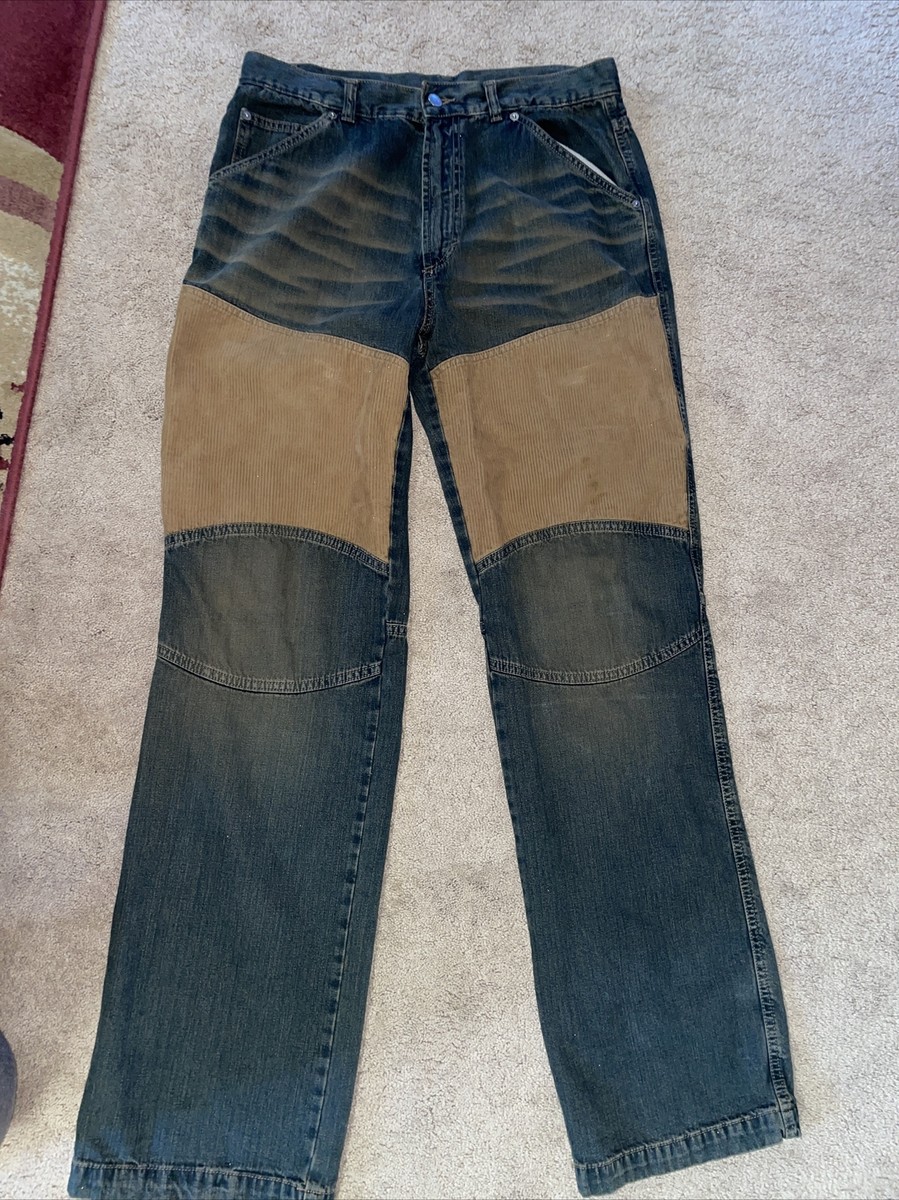 United Colors Of Benetton Vintage Jeans W/ Corduroy pockets 