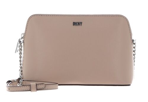 DKNY Bryant Sutton Dome Crossbody Bag Umhängetasche Tasche Toffee / Silver - Bild 1 von 4