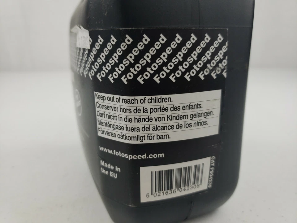 NOS VTG FOTOSPEED SB50 Odourless Stop Bath W/ Indicator 1Ltr Conc Makes 20 Ltrs - Image 3 of 4