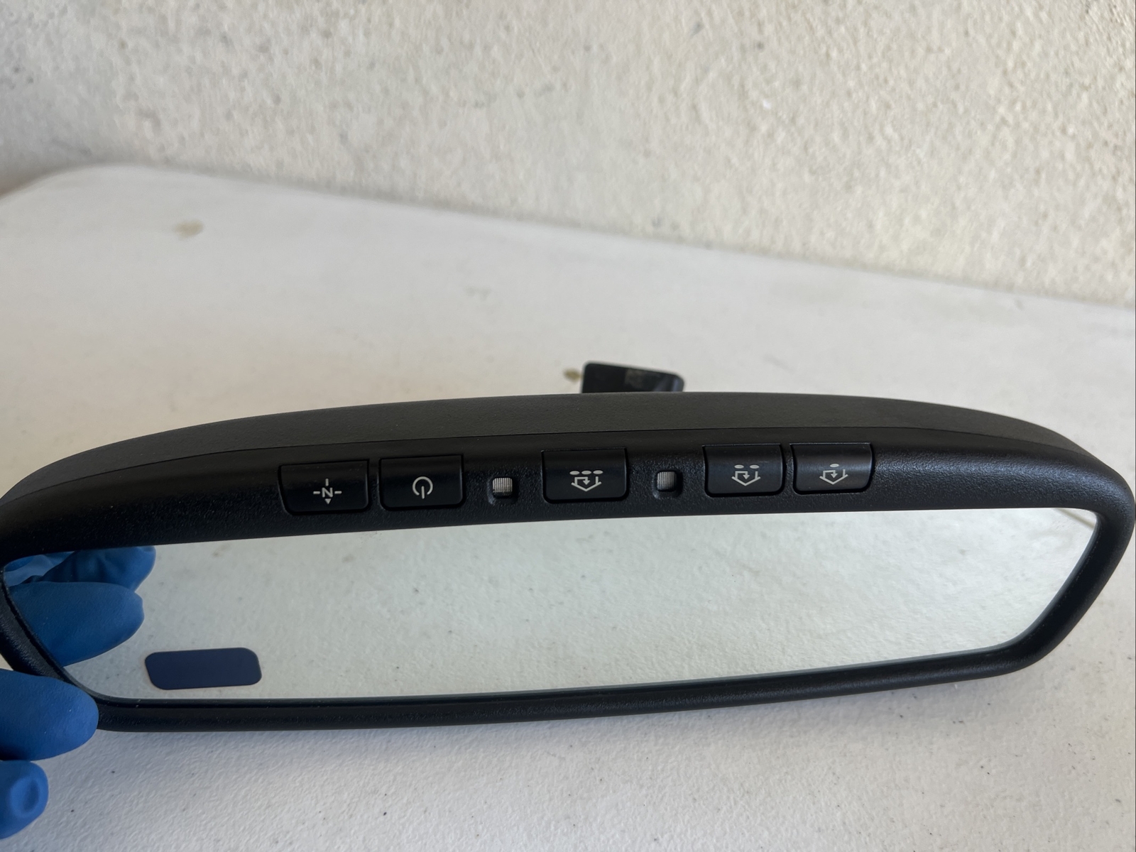 Auto Dimming Interior Rear View Mirror Homelink Garage Opener Compass