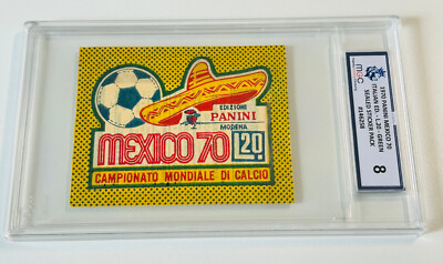1970 Panini Mexico 70 WC Sealed Pack L20 Green Certified & graded MGC 8.