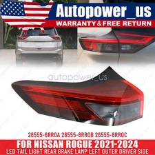 For Nissan Rogue 2021-2024 Left Driver Side Outer LED Tail Light Brake Rear Lamp