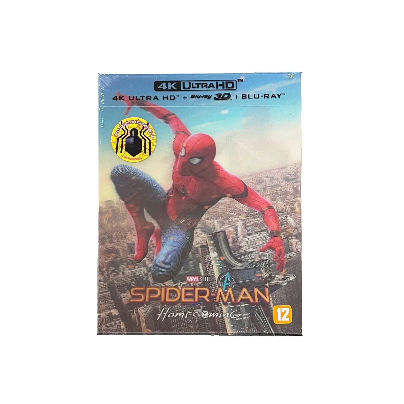 Limited Edition Action Spider-Man: Homecoming DVDs & Blu-ray Discs