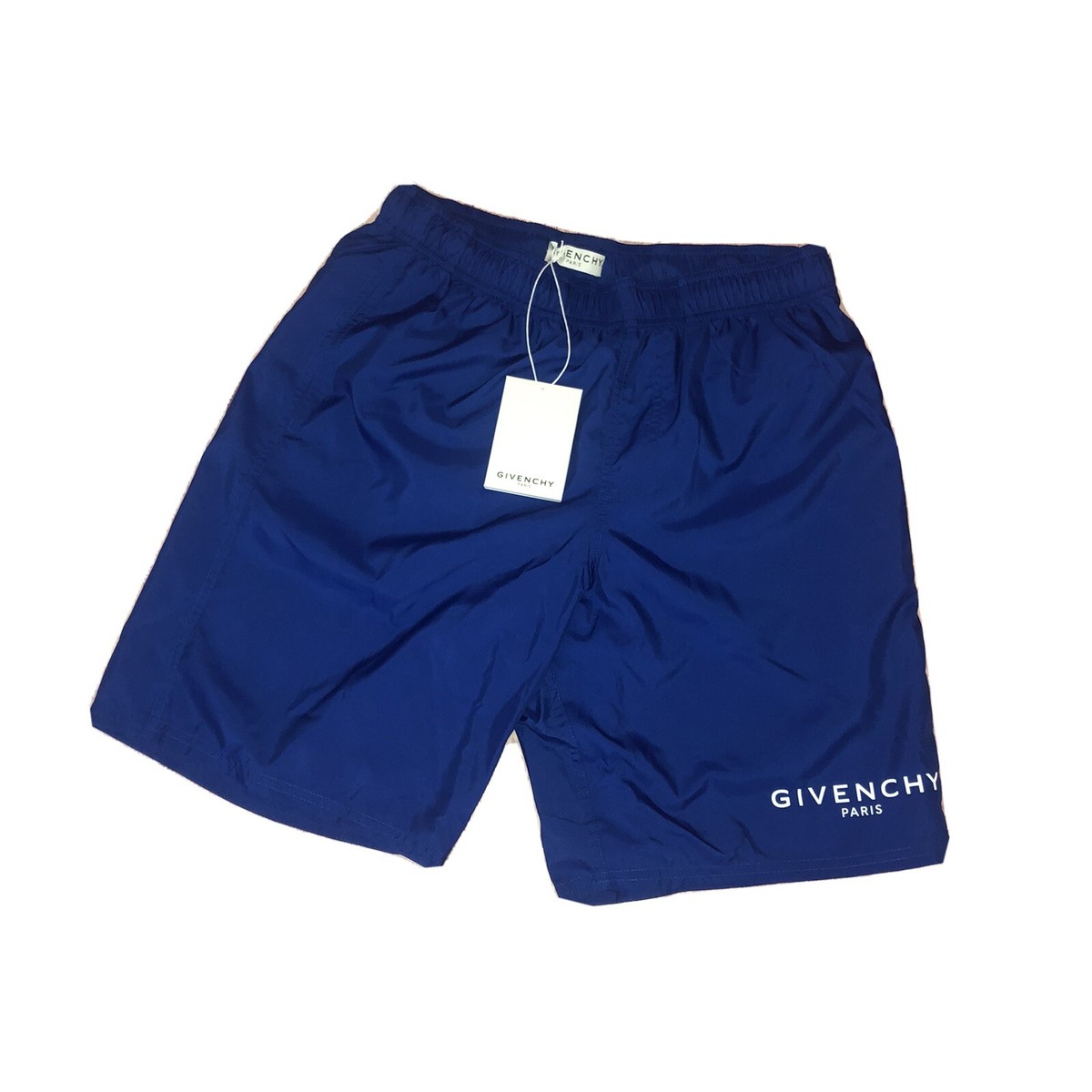 Givenchy Logo Board Shorts Blue Large Fits 32” RRP £350