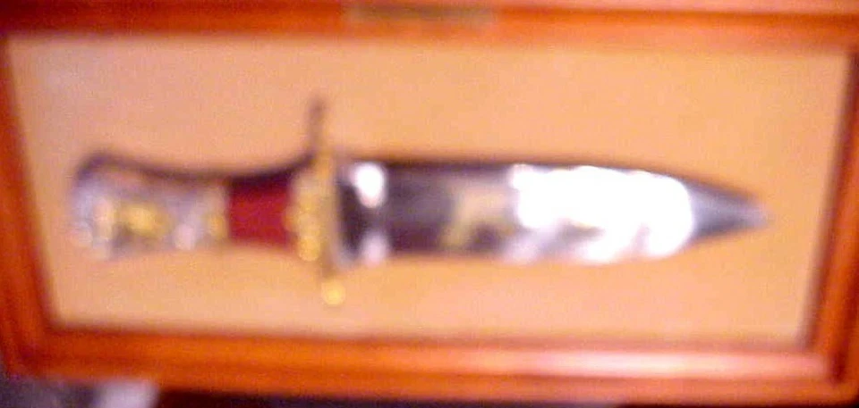 Cuchillo Bowie Franklin como nuevo The American Frontier Eagle Foto 3 de 4