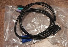 New Belkin 6ft 180cm USB  PS2 Mouse  Keyboard KVM Switch Cable Kit