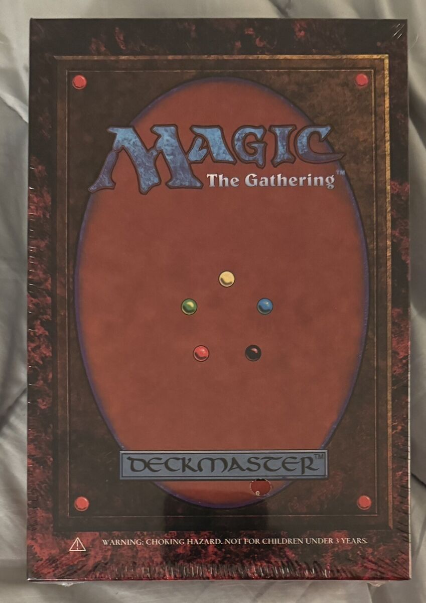 Magic the Gathering 4th Ed Deckmaster 1995 Sealed WOC6550 Magic the Gathering 4th Ed Deckmaster 1995 Sealed WOC6550