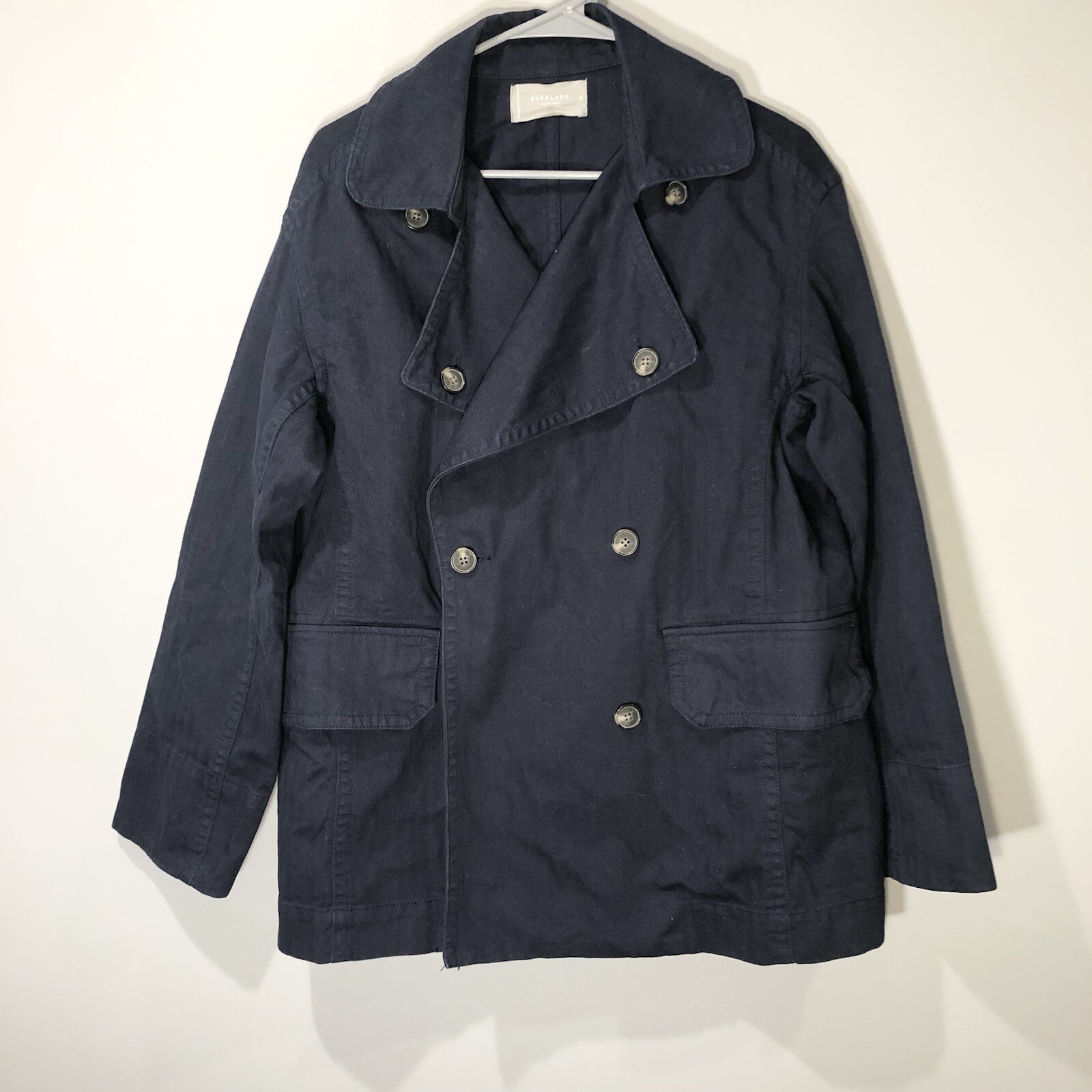 Everlane Double Breasted Buttoned Collared Jacket… - image 16