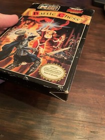 Battle Chess (Nintendo NES, 1990) - Complete - Cart/Box/Manual, Styrofoam
