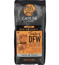 CAFE Olé by HEB - Medium Roast Taste of DFW Ground Coffee 12 oz