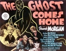 The Ghost Comes Home poster left Ann Rutherford Frank Morgan B- Movie Old Photo
