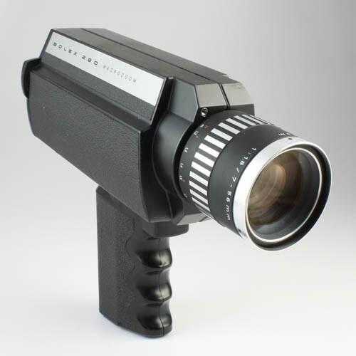 Bolex 280 Macrozoom 8mm Super 8 Film Movie Camera - Vintage 1970's