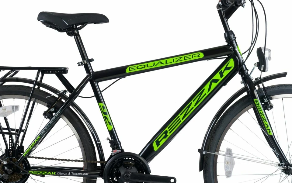 26" Zoll Fahrrad Herren Fahrrad Jungen Rad Kinderfahrrad Schwarz grün -048 Neu - Bild 2 von 4