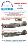 Montex 1/48 P-40K - Super Paint Mask set (K48129)