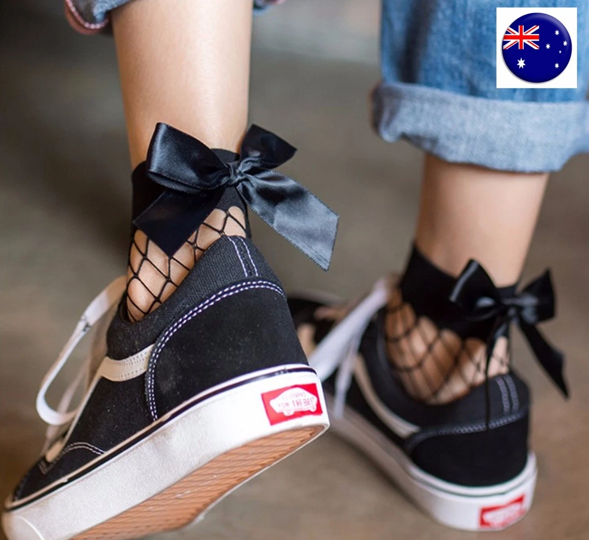 Net socks with clearance vans