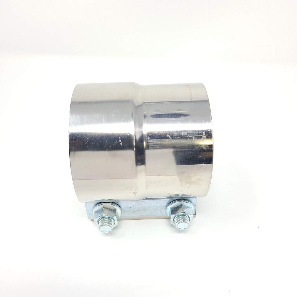 5 In Exhaust Clamp 1PCS 5" Stainless Steel Lap Joint Band Exhaust Muffler Clamp Sleeve Coupler T304 5inch Exhaust Clamp - Foto 4
