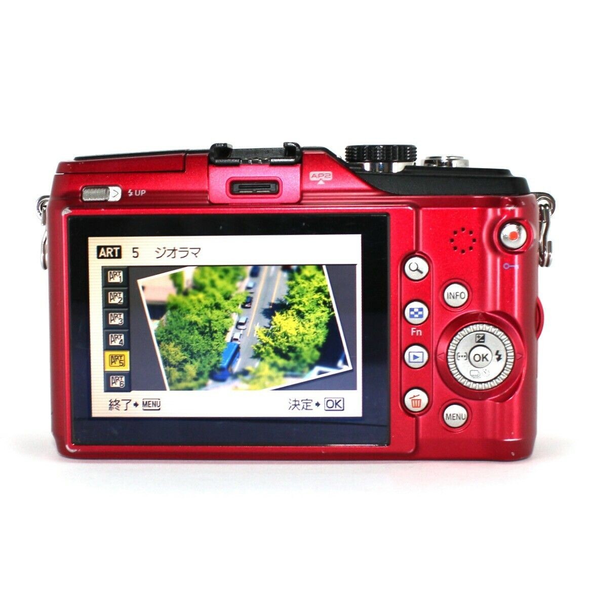 OLYMPUS PEN E-PL2 Digital Mirrorless Camera Red Body Only | eBay