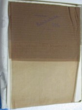 1PR VINTAGE BERKSHIRE SEAMED SHEER FULL FASHION NYLON STOCKINGS SZ 11 MED BEIGE