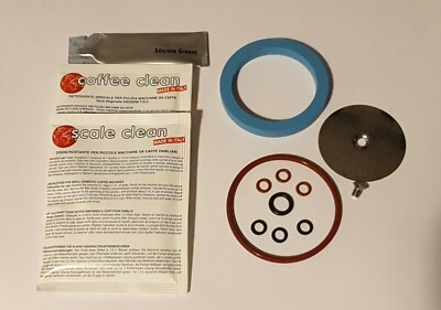 Gaggia Classic O-Ring Service Set, Dusche, Schraube, Fett, Entkalker & Waschmittel