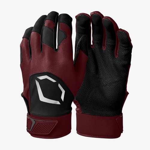 EvoShield Maroon Standout Batting Gloves Adult (Pair) eBay