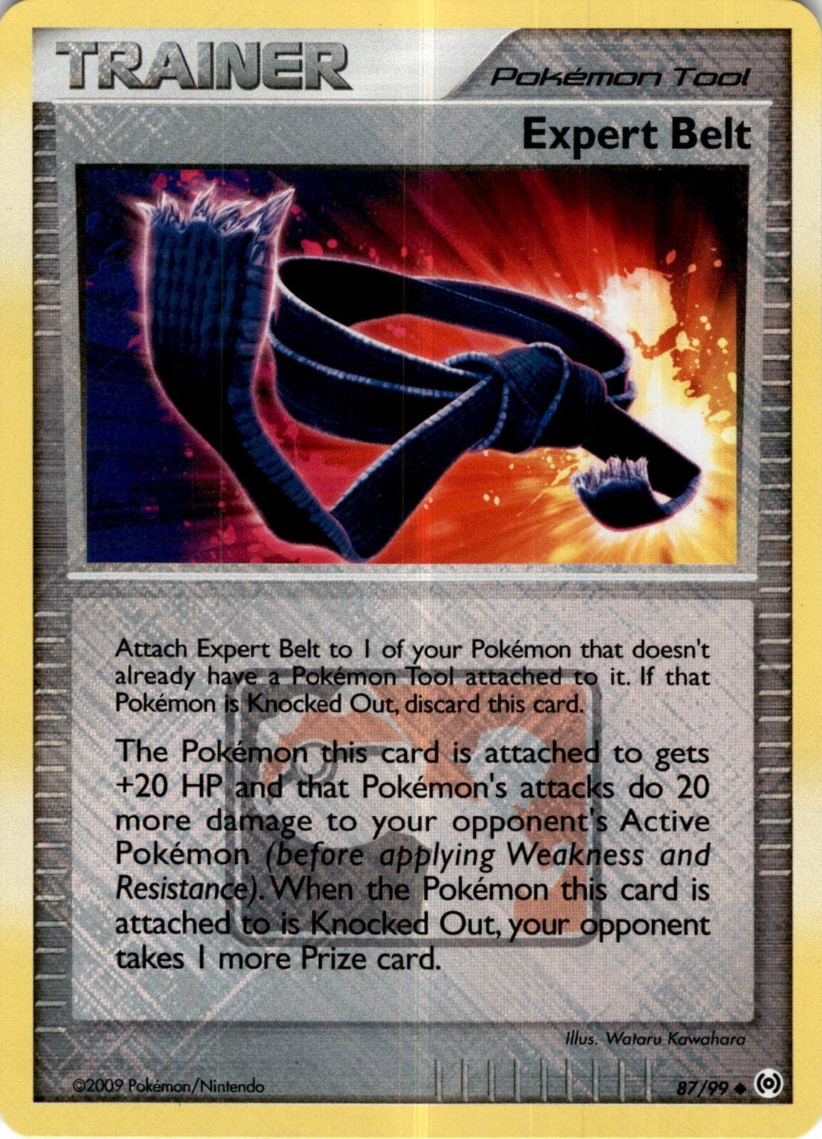 Expert Belt 87/99 Platinum arceus League Promo crosshatch Pokemon TCG