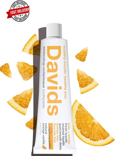 Davids Fluoride-Free Nano Hydroxyapatite Toothpaste, Enamel Remineralizing.. - Picture 7 of 23