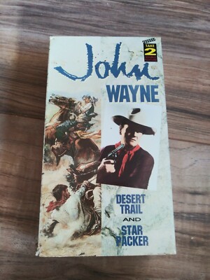John Wayne Desert Trail And Star Packer Vhs Lot Take 2