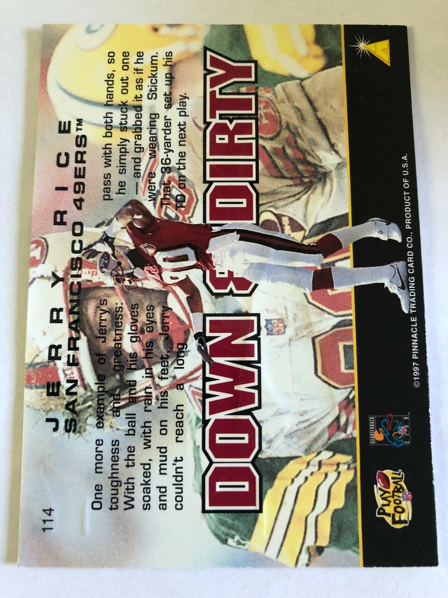 1997 Action Packed Down & Dirty Jerry Rice #114 San Francisco