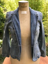 Veste jean bleu T2 PAUL BRIAL cintrée NEUVE C1