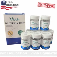 8 Pack E Coli & Coliform Bacteria Water Test Kit EPA Approved Best Water Quality
