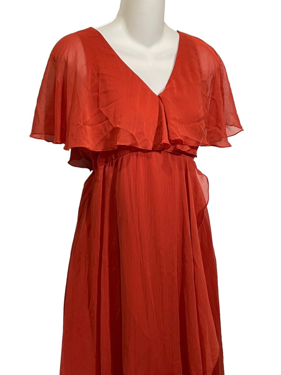 strapless open back dress Zoe Short Sleeve Shirt Dress-Burnt Orange