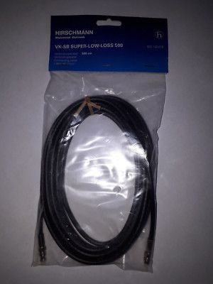Hirschmann Verbindungskabel VK-SB SUPER-LOW-LOSS 500 5m Neu OVP