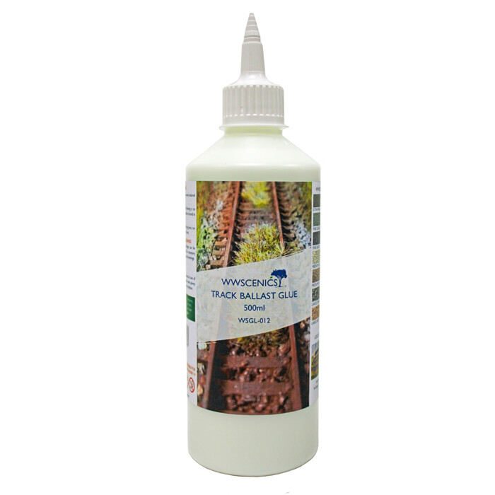 WWScenics WSGL-012 RailwayÂ Track Ballast Glue 500ml