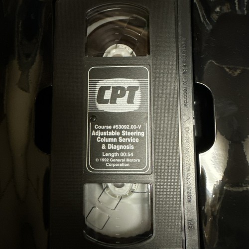 Gm Techline Cpt Adjustable Steering Column Service Diagnosis course vhs - Picture 3 of 3