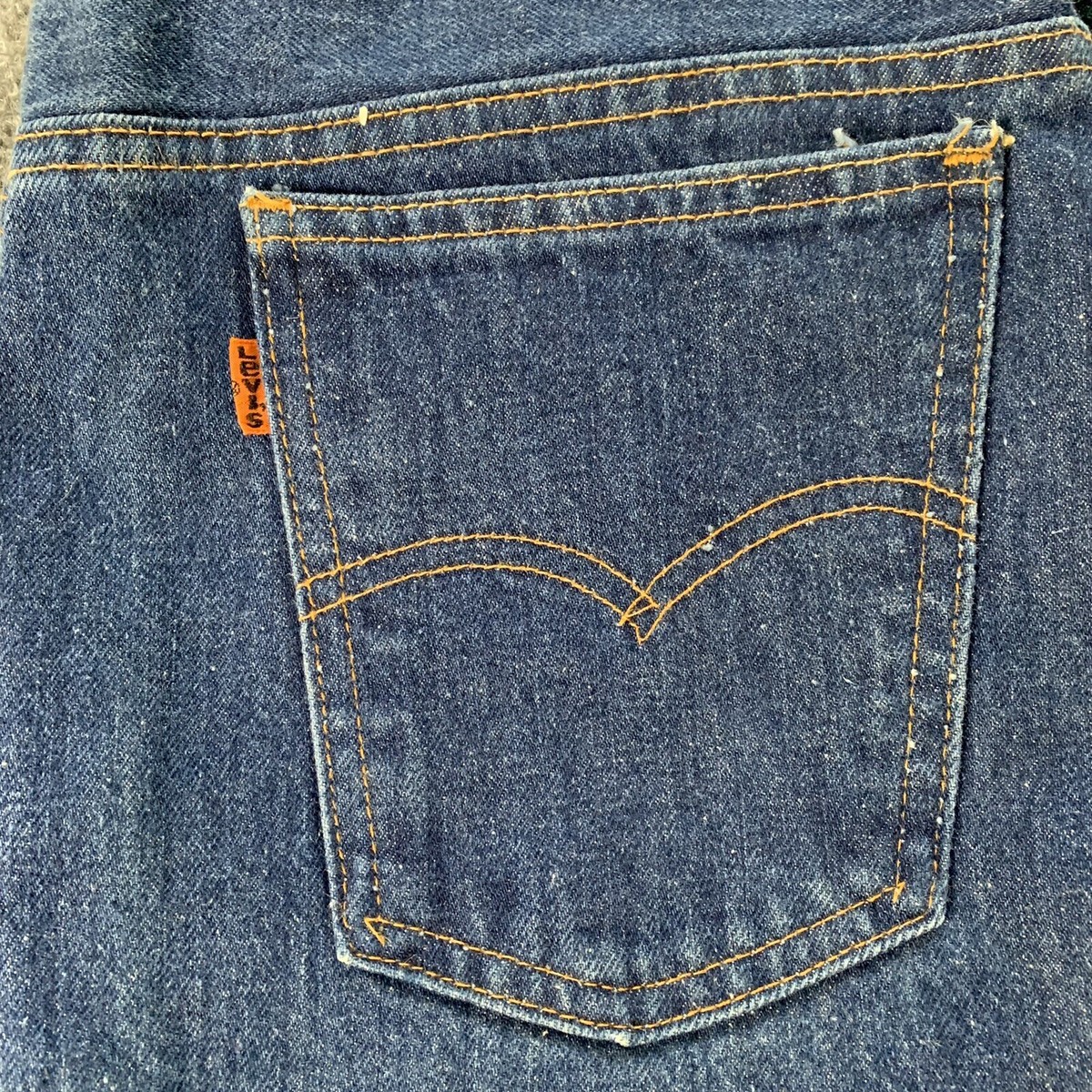 VTG Levis 70s Jeans Scovill Gardlok Zipper Orange Tab Bell VTG Levis 70s Jeans Scovill Gardlok Zipper Orange Tab Bell