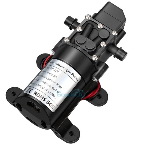 12V 130PSI Water Pump Pressure Diaphragm Self Priming Pump for RV Boat Caravan - Picture 17 of 20