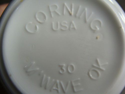 4 CORNING/CORELLE Cups In The Sea And Sand Pattern, USA - Bild 3 von 3