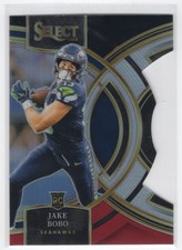#149 2023 Select RED BLACK DIE CUT } Jake Bobo RC Seattle Seahawks