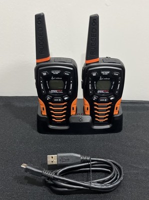 Cobra MicroTalk 35-Mile Range 2-Way Radio Rugged 22 Channels Walkie Talkie Weath